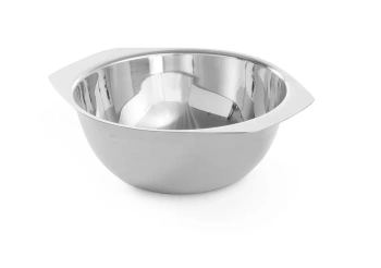 Bol en acier inoxydable avec poignées - Ø 12 cm, 0,35 l | HENDI 430002