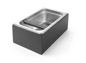 Knock-box pour marc de café avec boîtier en bois, 27,5x17,5x11 cm | HENDI 208380