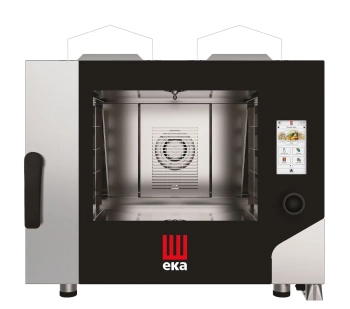 Four mixte gaz Millenial à convection-vapeur Touch Screen Bakery 4x600x400 | TECNOEKA MKF464GTS