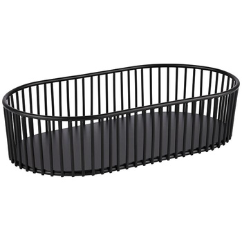 Panier buffet URBAN, en métal, noir, 29x16x6,5 cm | APS 30337
