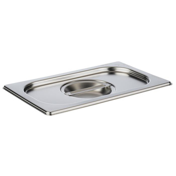 Couvercle en acier pour GN 1/9 sans découpe | APS 81591