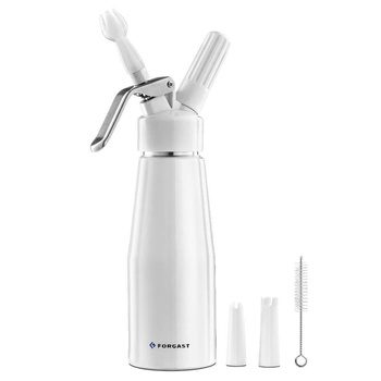 Siphon pour crème fouettée blanc cap. 0,5 l | FORGAST FG11281