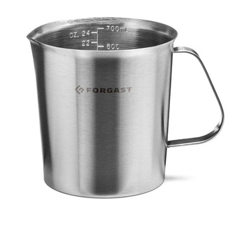 Pichet doseur en acier inoxydable, 700 ml | FORGAST FG11026
