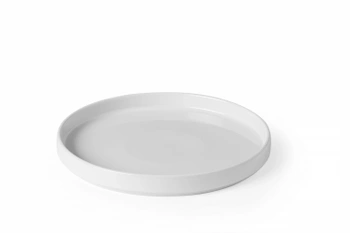 Assiette à bord haut Oslo, blanc - Ø 24 cm | HENDI 768747