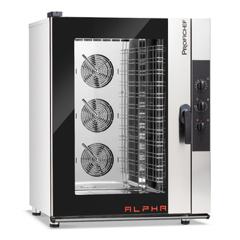 Four mixte électrique à convection-vapeur Alpha 12 GN 1/1, commande manuelle, 15,8 kW, 400 V | PROFICHEF PCA311012
