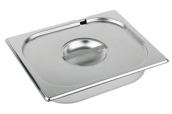 Couvercle en acier pour GN 2/3 sans découpe | APS 81791
