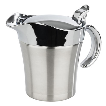 Saucière isotherme avec couvercle basculant, 19x12.5x13 cm, 400 ml | APS 40207
