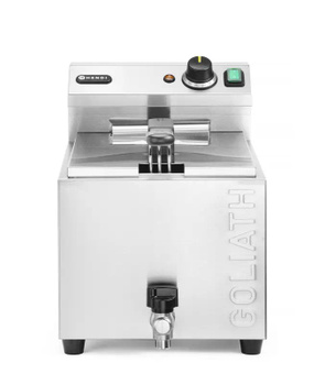 Friteuse XL avec robinet de vidange HENDI GOLIATH, 10L, 300x585x(H)392mm | HENDI 209431