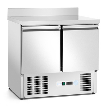 Table réfrigérée 2-portes 257 l, avec groupe froid inférieur | FORGAST FG07002