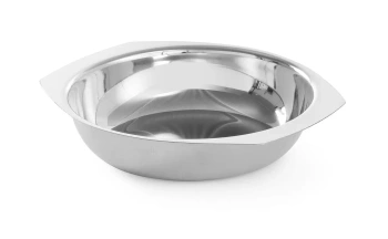 Bol en acier inoxydable avec poignées - Ø 16 cm | HENDI 401200