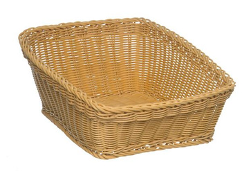 Panier à pain en polypropylène, rond, noir, 20x20x8 cm | APS 50400