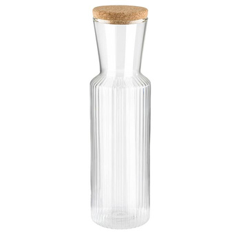 Carafe en verre Lines avec bouchon, 750 ml | APS 10738