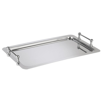 Plateau gastronorme GN 1/1 BUFFET STAR, acier inoxydable, 53x32,5x7 cm | APS 11150