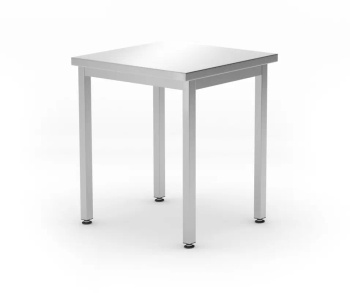 Table de travail centrale, 60x60x85 cm | HENDI 817056