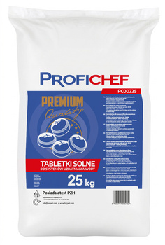 Comprimés de sel, sel pour systèmes de traitement de l’eau 25 kg | PROFICHEF PC00225