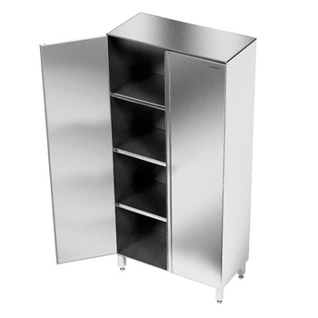 Armoire de stockage en acier inoxydable 100x50x200 cm | FORGAST