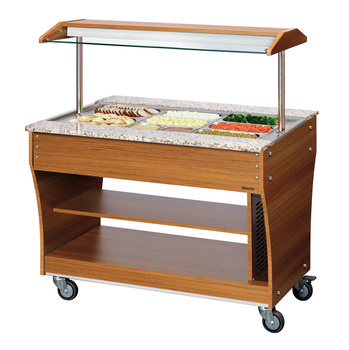 Chariot buffet chauffant 3x 1/1 GN | BARTSCHER 125614