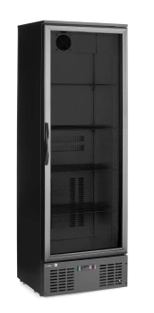 Réfrigérateur à boissons 1-porte, 243 l, acier noir laqué, dégivrage automatique | ARKTIC 236956