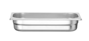 Bac GN 1/3 prof. 6,5 cm en acier inoxydable PROFI LINE | HENDI 801536