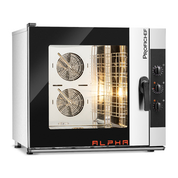 Four mixte à convection électrique Alpha 7 GN 1/1, commande manuelle, 10,5 kW, 400 V | PROFICHEF PCA311007