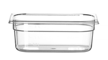 Bac GN 1/4 prof. 10 cm en polycarbonate | HENDI 861622
