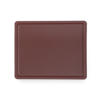 Planche en polyéthylène marron HACCP GN 1/2 | HENDI 826140