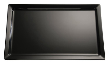Plateau de présentation de plats FRIENDLY en PET, GN 1/2, noir, 32,5x26,5x3 cm | APS 79007
