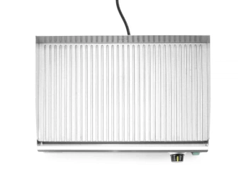 Plaque à griller électrique Kitchen Line, rainurée, 2,4 kW, 51,8x33 cm | HENDI 154953