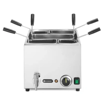Appareil de cuisson de pâtes 25 L, 230 V/3500 W, 60,1x32,6x27,9 cm | HENDI 240496