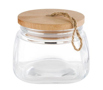 Bocal de conservation WOODY, 14x11 cm, 1 l | APS 82255