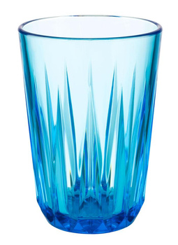 Verre en tritan CRYSTAL, bleu, 200 ml, 7.5x11 cm, lot de 48 pièces | APS 10516