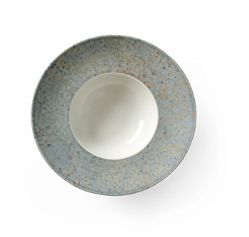 Assiette à pâtes Drops Collection - ø 27,5 cm, gris | HENDI 778920