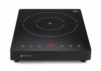 Cuisinière à induction Black line 2000W, 230V | HENDI 239391