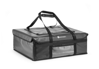Sac isotherme lunchbox, 8 boîtes, renforcé, 20x25 cm | HENDI 709771