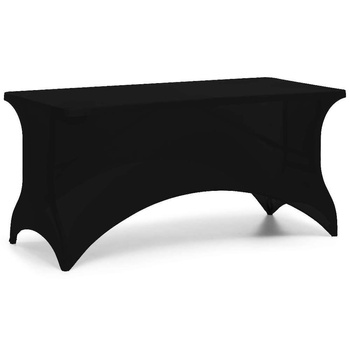 Housse pour table de catering 122x61 cm noire | FORGAST FG03812