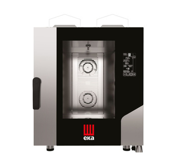Four mixte à convection et vapeur à gaz Millenial Black Mask Gastro 7xGN 1/1 | TECNOEKA MKF711GBM