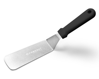 Spatule coudée universelle pour la cuisson, acier inoxydable, 26,5 cm | FORGAST FG11227