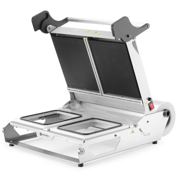 Soudeuse pour barquettes Dual, 230 V, 1,4 kW | HENDI 297315