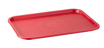 Plateau FAST FOOD GN 1/1 rouge, 53x32,5x2 cm | APS 552