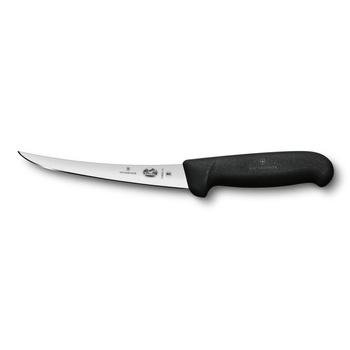 Couteau à désosser noir FIBROX - long. lame 15 cm | VICTORINOX 5.6603.15