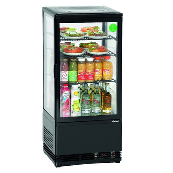 Vitrine réfrigérée Mini 78 L noire | BARTSCHER 700277G