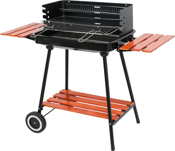 Gril au charbon sans couvercle, grille 53x33 cm | LUND 99911