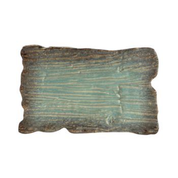 Assiette plate rectangulaire Moku agate 30 x 18 cm | KERA CERAMIKA 16.2/C.AG