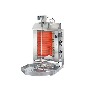 Gyros (kebab) électrique, jusqu’à 15 kg, 3 zones de chauffe, 4,5 kW | POTIS E-1