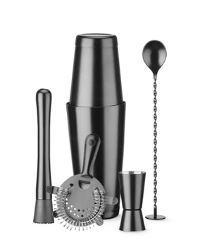 Ensemble de barman en tube, noir | BAR UP 596609