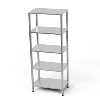 Étagère en acier inoxydable à 5 niveaux 60x70x180 cm | FORGAST