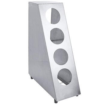 Porte-couverts en acier inoxydable d’une hauteur de 53 cm | CONTACTO 258/004