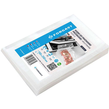 Sachets gaufrés pour emballage sous vide 25 x 15 cm - 100 pcs | FORGAST FG03412