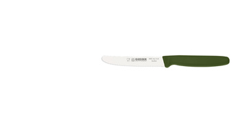 Couteau universel à bord ondulé - 11 cm, olive | GIESSER MESSER 8365 wsp 11 ol