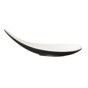 Cuillère BOAT en mélamine noir et blanc | APS 84128